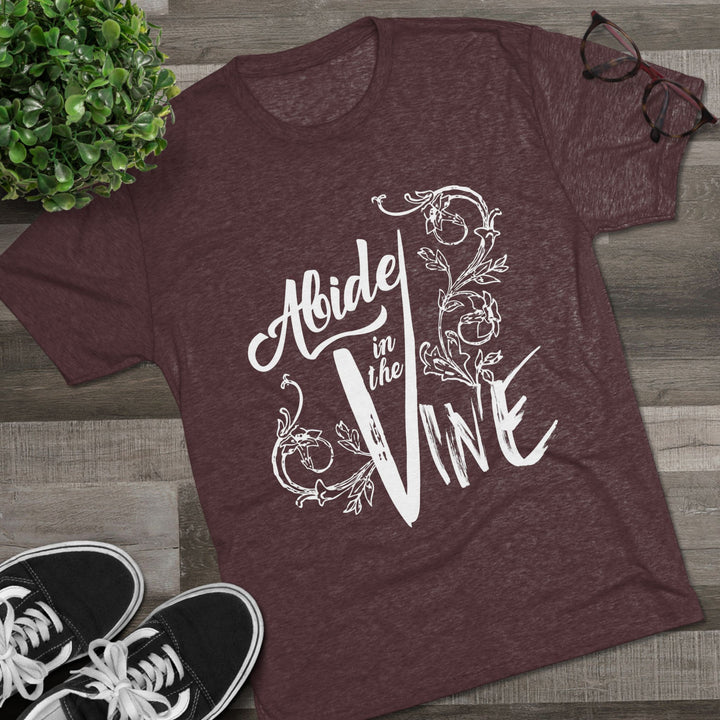 "Abide in the Vine” Tri-blend Tee