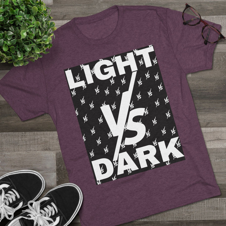 "Light VS Dark” Tri-blend Tee