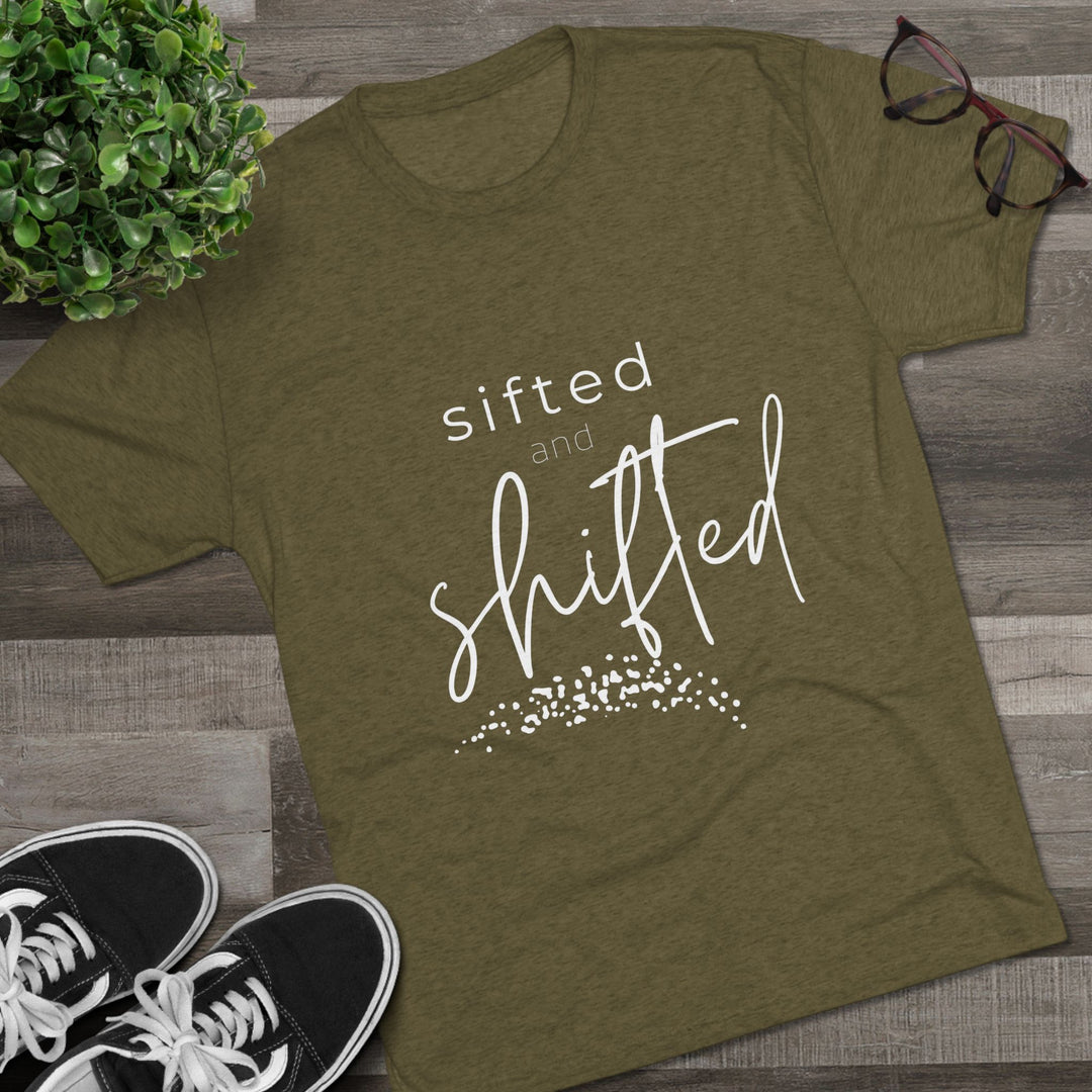 "Sifted and Shifted” Tri-blend Tee