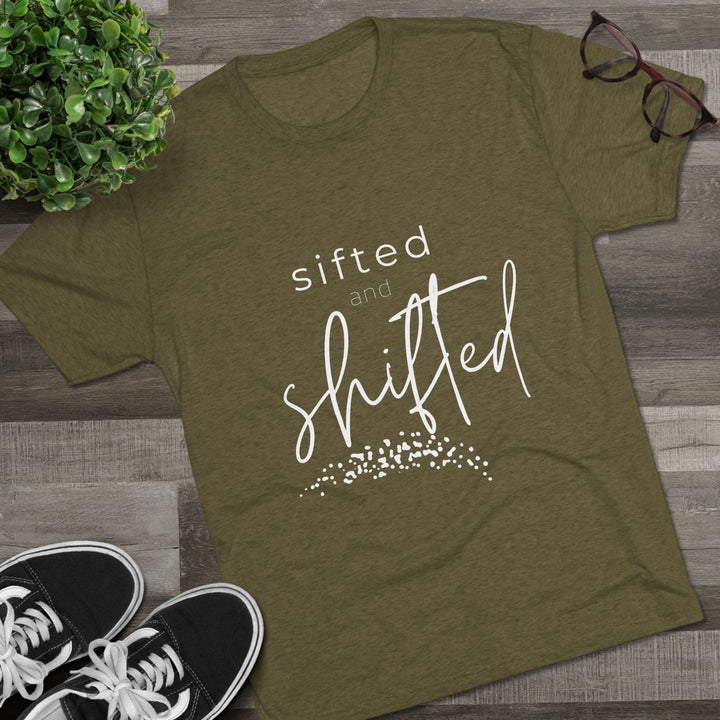 "Sifted and Shifted” Tri-blend Tee