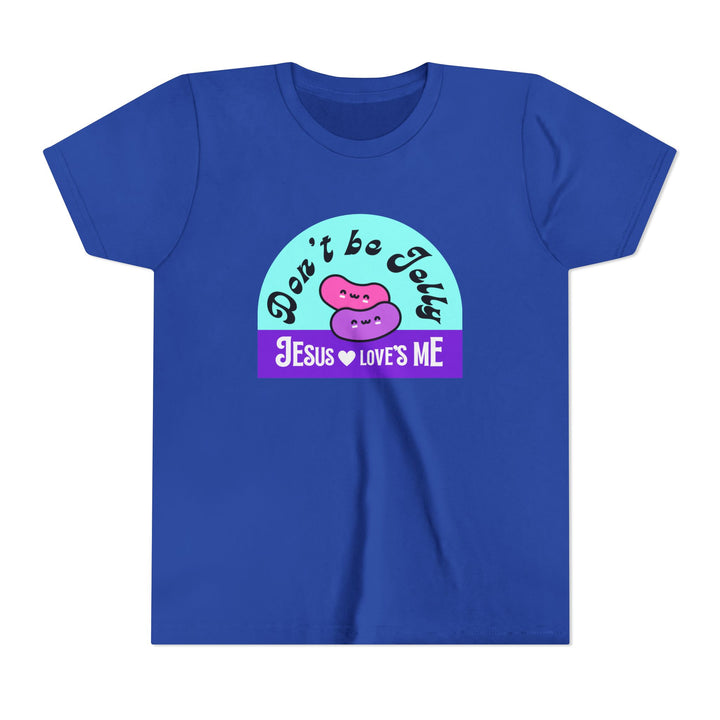 "Don’t Be Jelly, Jesus Loves Me" Youth Tee — Cute Kids Shirt