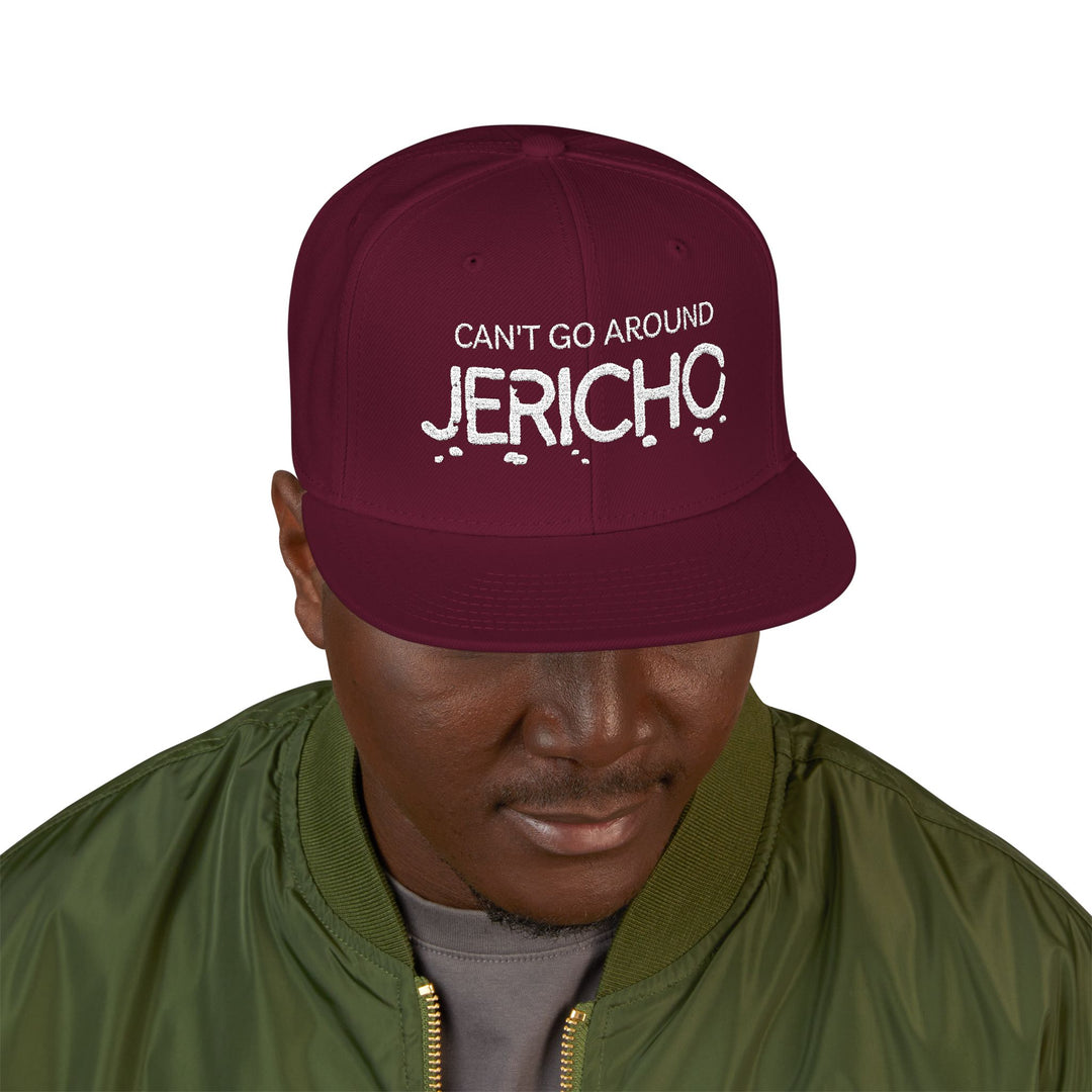 "Can't Go Around Jericho" Snapback Flat Bill Hat