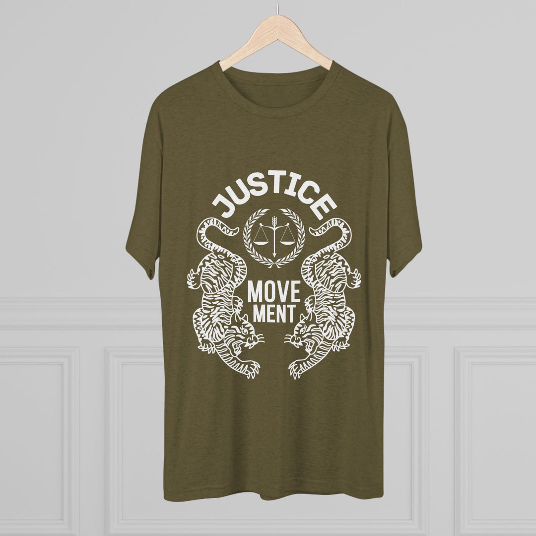 "Justice Movement” Tri-blend Tee