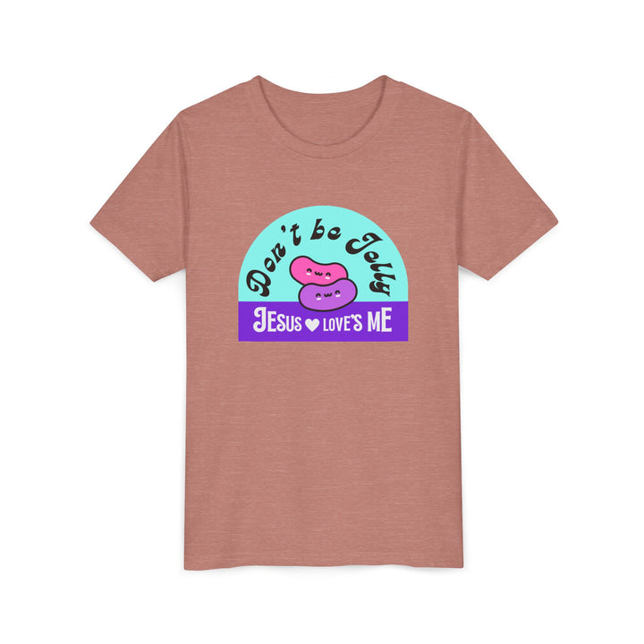 "Don’t Be Jelly, Jesus Loves Me" Youth Tee — Cute Kids Shirt