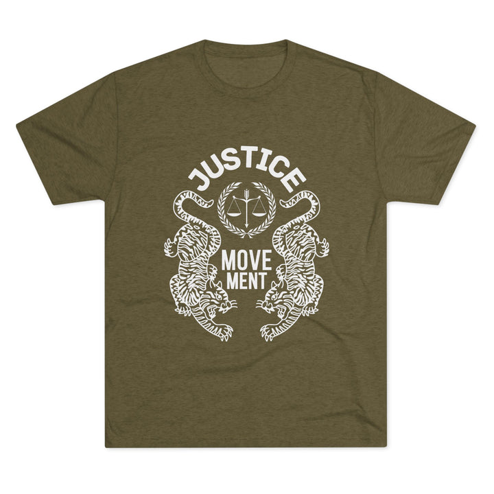 "Justice Movement” Tri-blend Tee