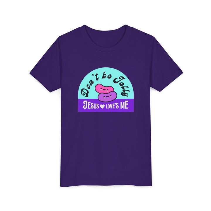 "Don’t Be Jelly, Jesus Loves Me" Youth Tee — Cute Kids Shirt