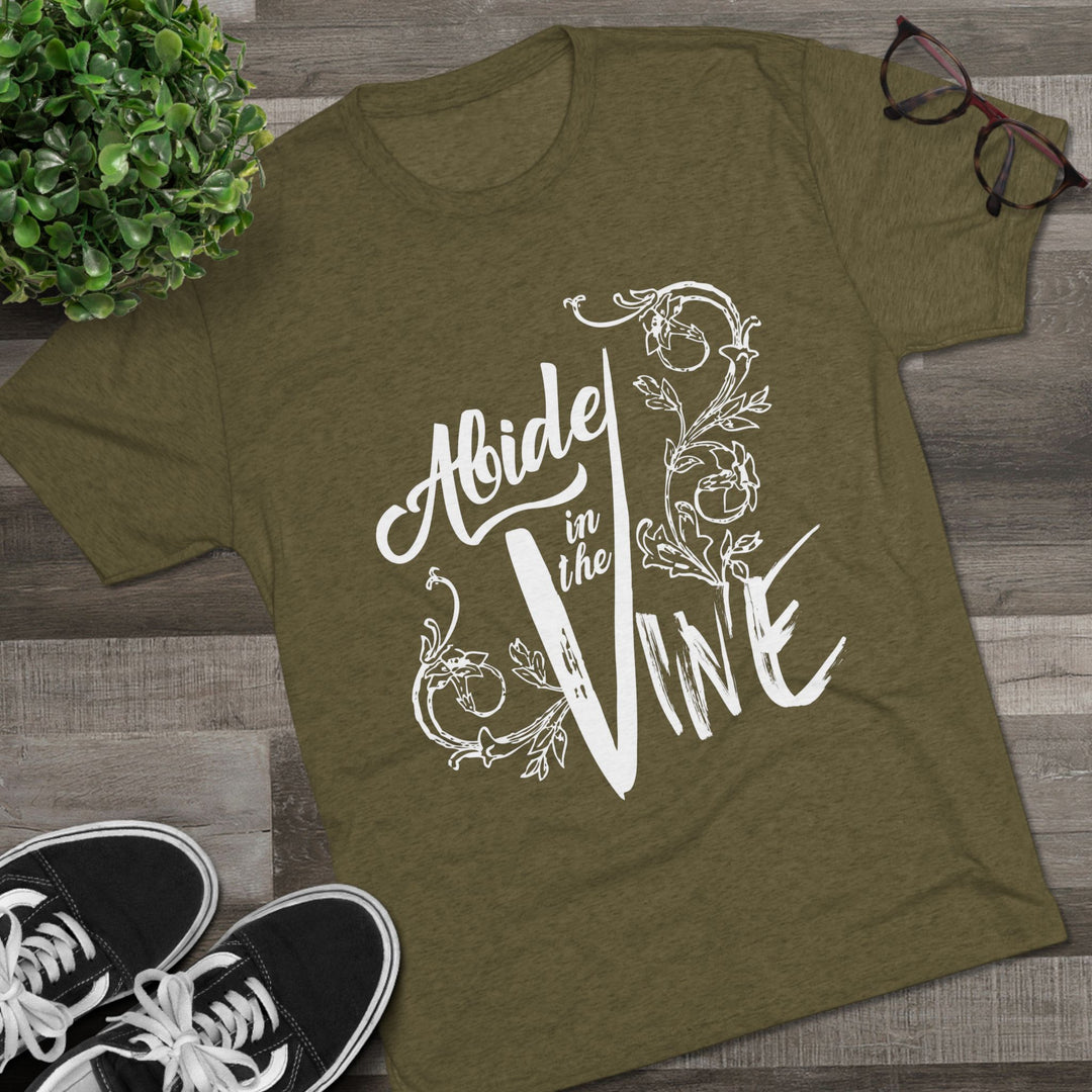 "Abide in the Vine” Tri-blend Tee