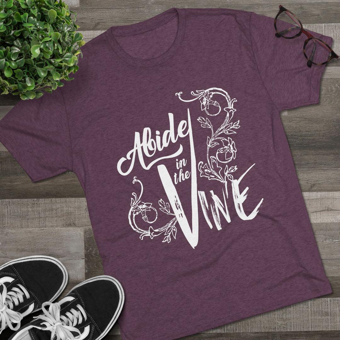 "Abide in the Vine” Tri-blend Tee
