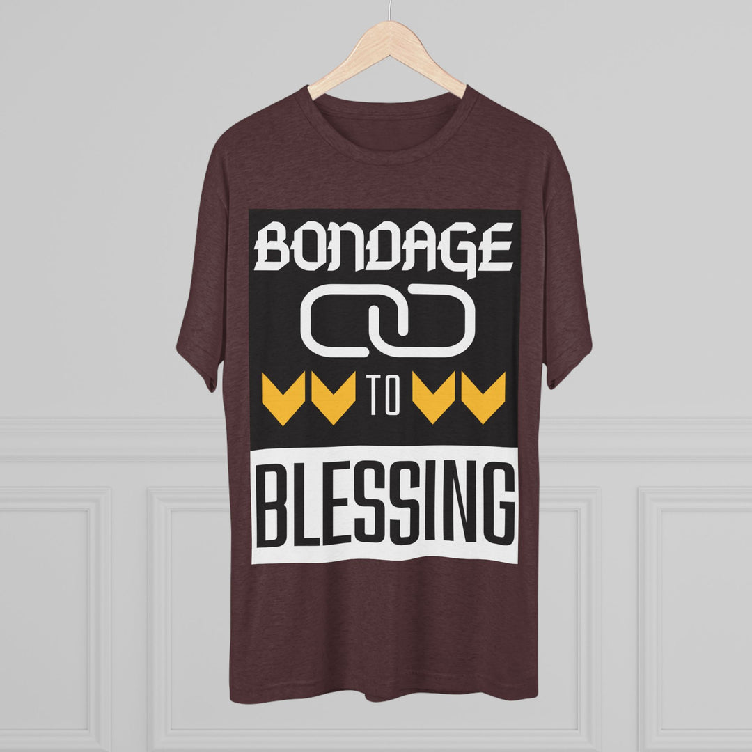 "Bondage to Blessing” Tri-blend Tee
