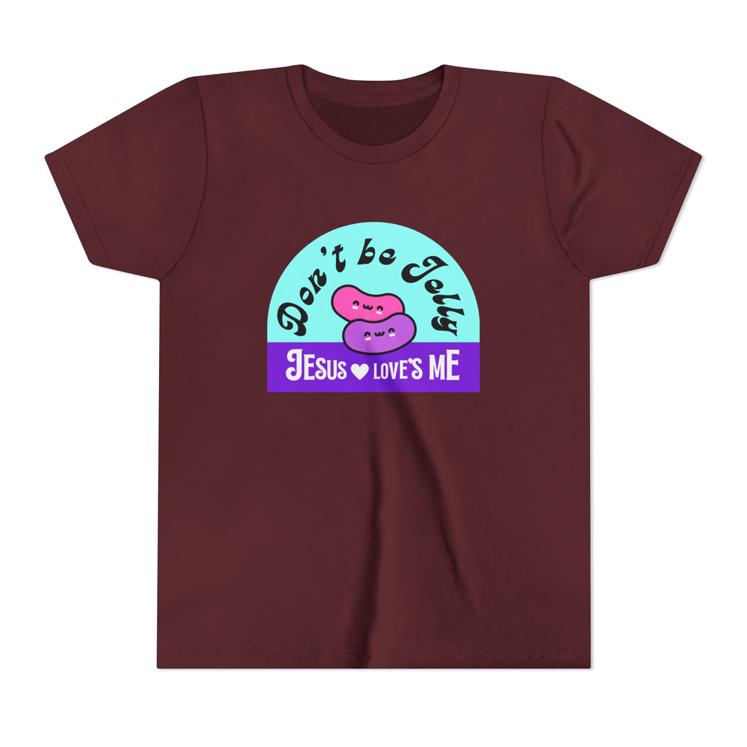 "Don’t Be Jelly, Jesus Loves Me" Youth Tee — Cute Kids Shirt
