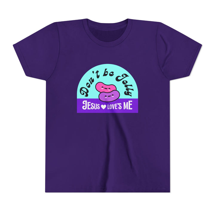 "Don’t Be Jelly, Jesus Loves Me" Youth Tee — Cute Kids Shirt