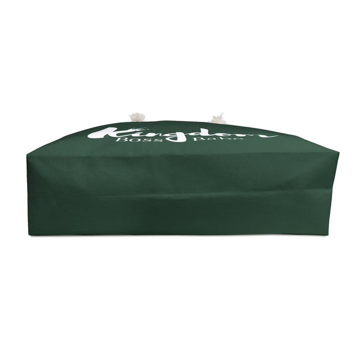 Weekender Bag — 'Kingdom Boss Babe' Large Canvas Travel Tote