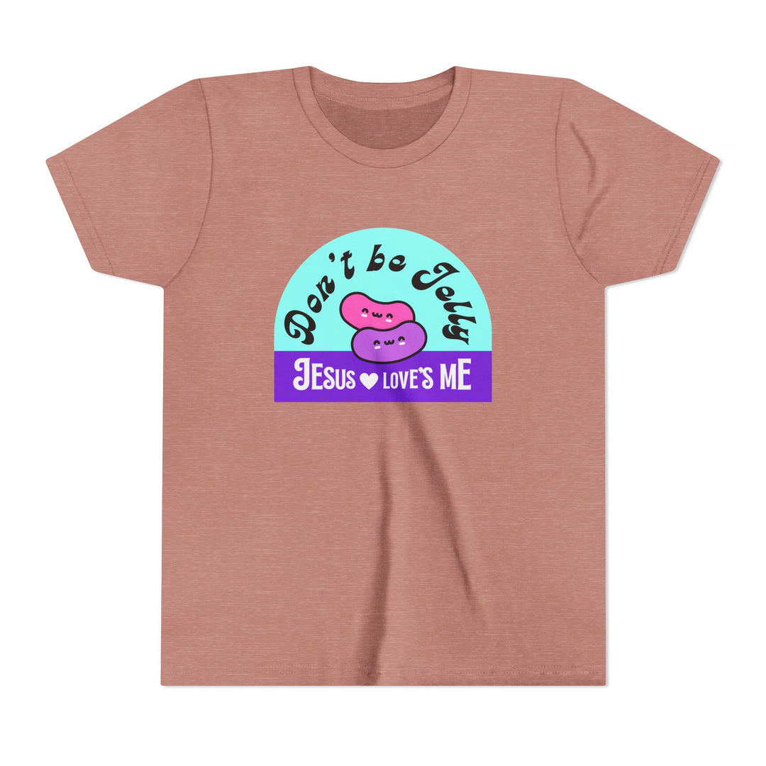 "Don’t Be Jelly, Jesus Loves Me" Youth Tee — Cute Kids Shirt