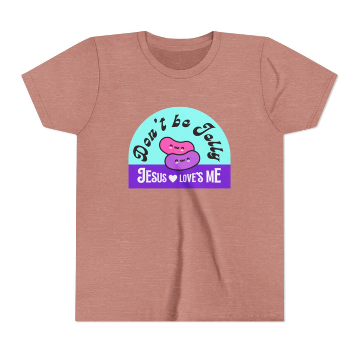 "Don’t Be Jelly, Jesus Loves Me" Youth Tee — Cute Kids Shirt