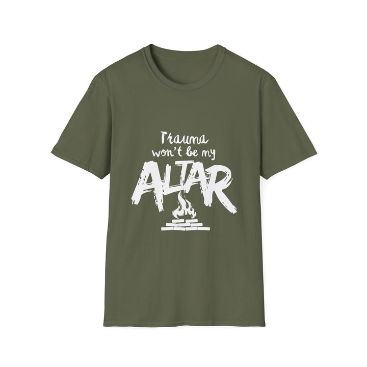 'Trauma Wont Be My Altar' Graphic Tee — Bold Urban Faith T-Shirt