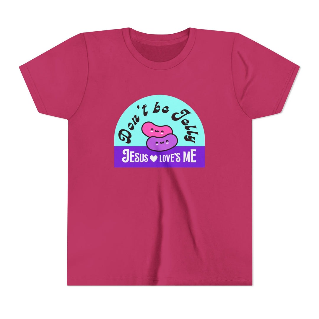 "Don’t Be Jelly, Jesus Loves Me" Youth Tee — Cute Kids Shirt
