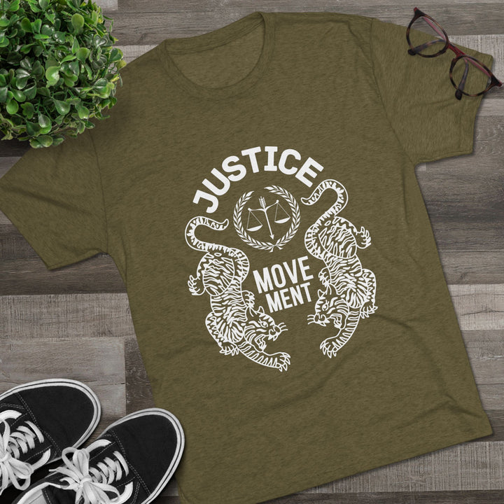 "Justice Movement” Tri-blend Tee