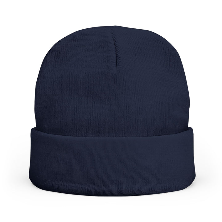 Embroidered 'Can't Go Around Jericho' Knit Beanie