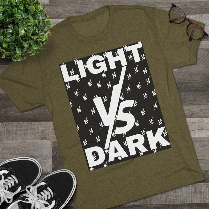 "Light VS Dark” Tri-blend Tee