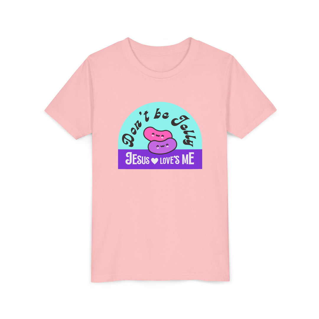 "Don’t Be Jelly, Jesus Loves Me" Youth Tee — Cute Kids Shirt