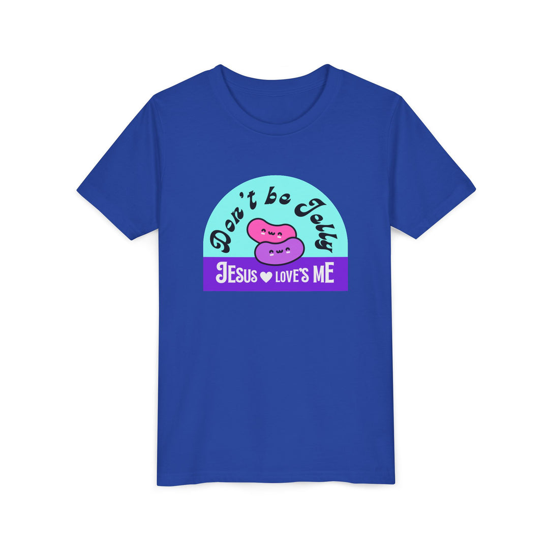 "Don’t Be Jelly, Jesus Loves Me" Youth Tee — Cute Kids Shirt