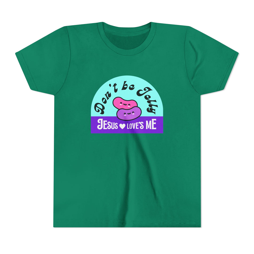 "Don’t Be Jelly, Jesus Loves Me" Youth Tee — Cute Kids Shirt