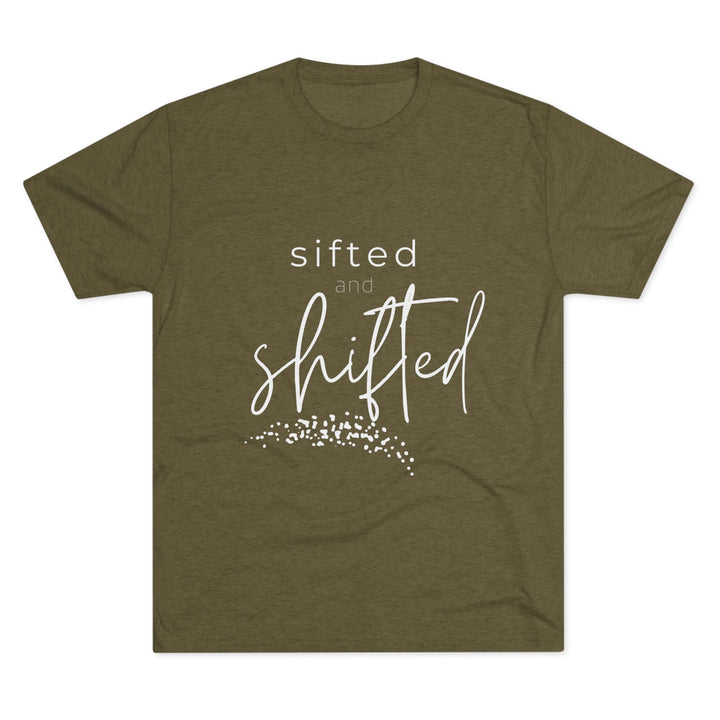 "Sifted and Shifted” Tri-blend Tee