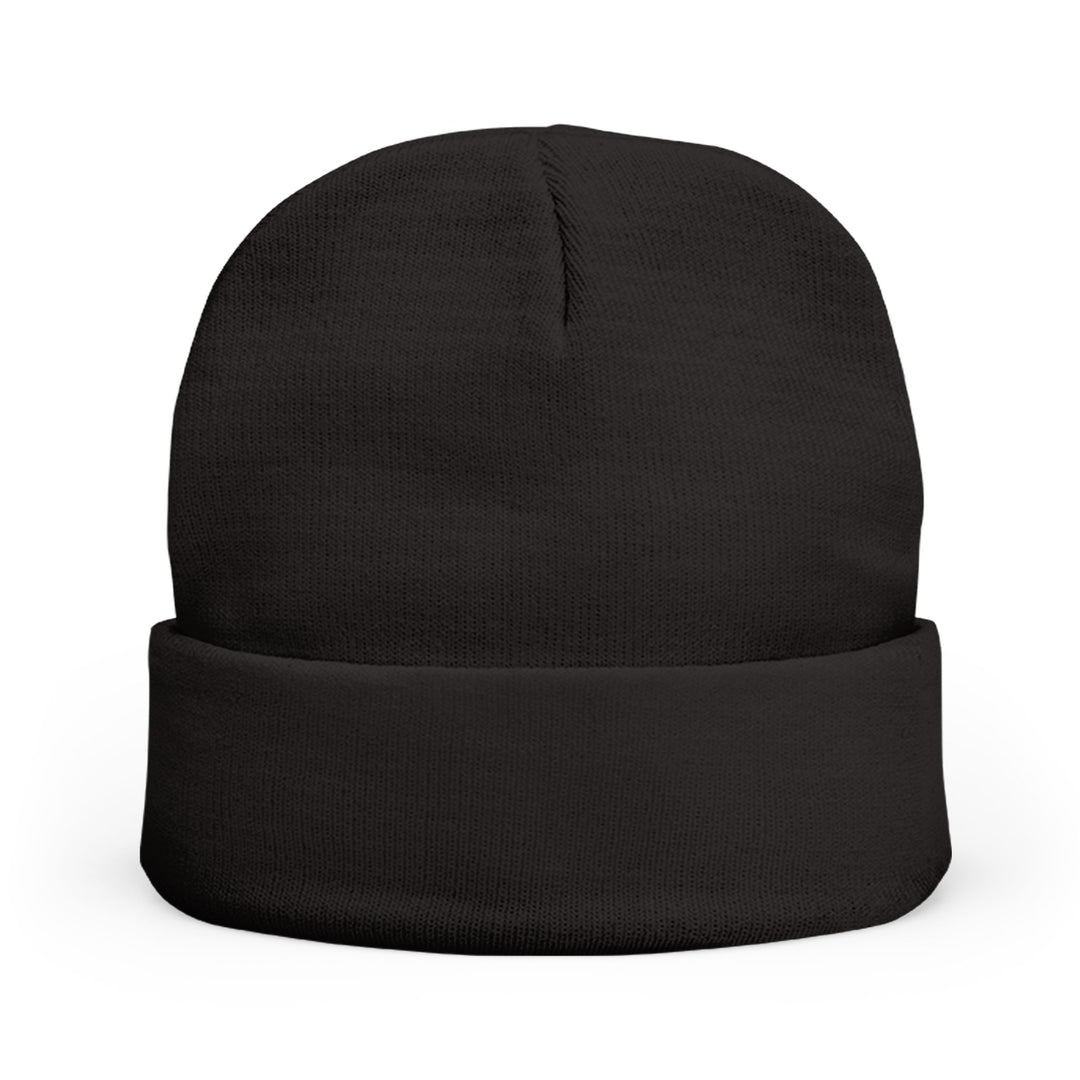 Embroidered 'Can't Go Around Jericho' Knit Beanie