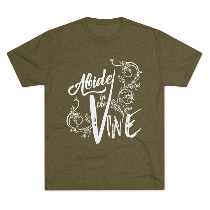"Abide in the Vine” Tri-blend Tee